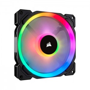 Ventoinha 140mm Corsair 1300RPM LL140 RGB 4 Pinos PWM (Single Pack)